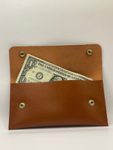 Calfskin Leather Bill Clutch