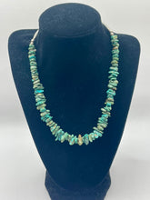 Turquoise chunky with silver beads