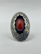 Coral Shadowbox ring