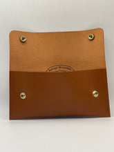 Calfskin Leather Bill Clutch