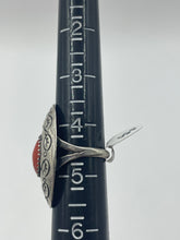 Coral Shadowbox ring