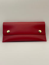 Calfskin Leather Bill Clutch
